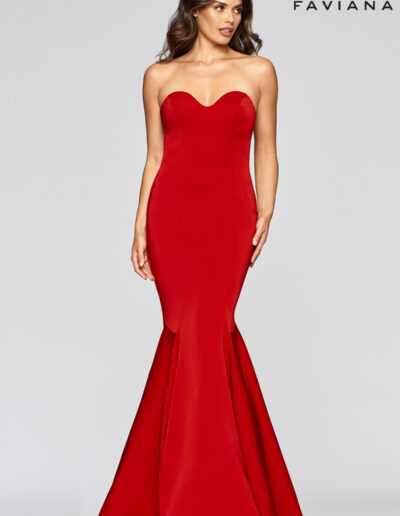 Faviana Prom Red Dress